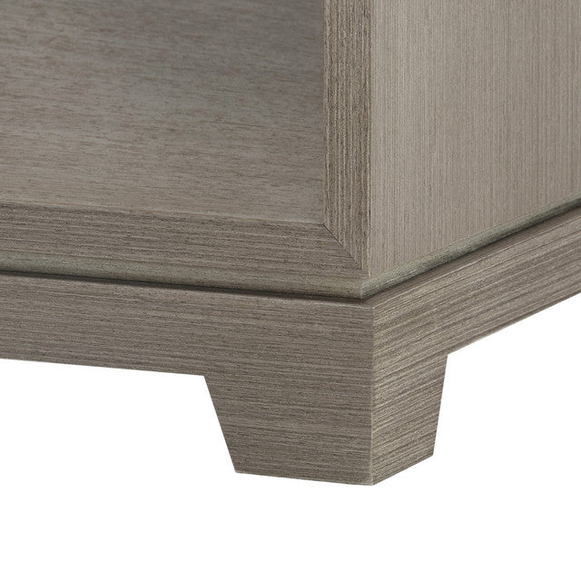 Stanford 1-Drawer Side Table Taupe Gray
