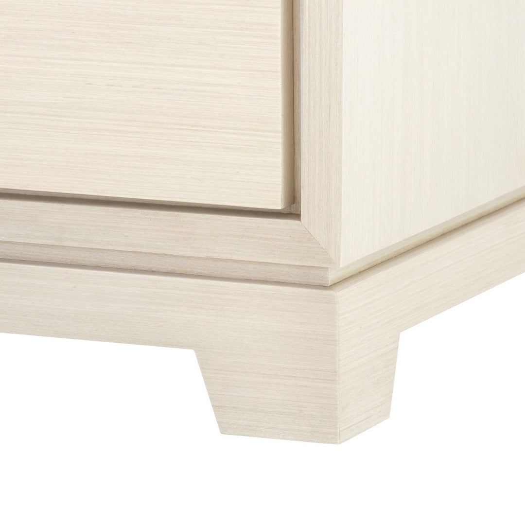 Stanford 3-Drawer Side Table Bleached Oak