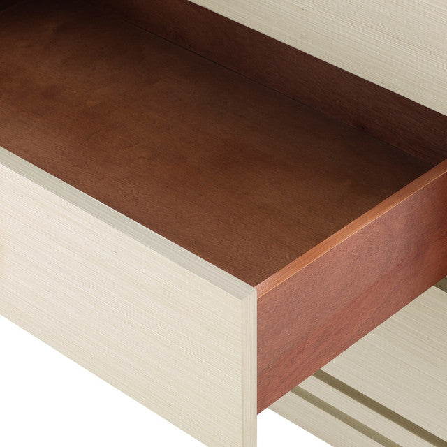 Stanford 3-Drawer Side Table Bleached Oak