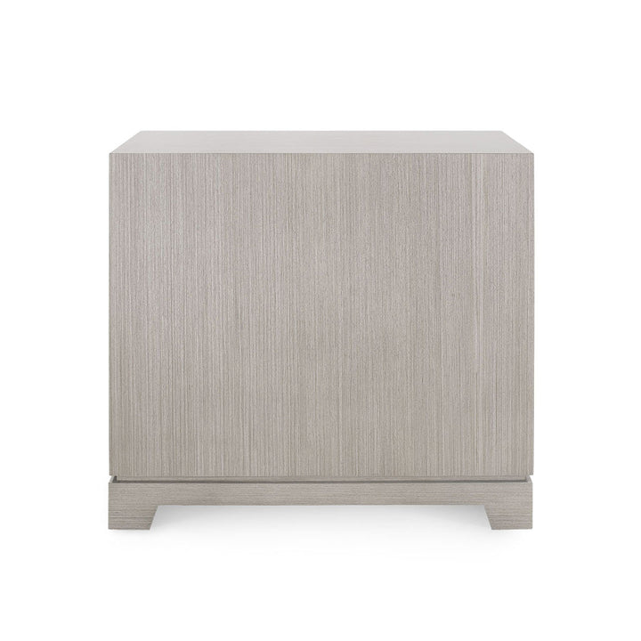 Stanford 3-Drawer Side Table Taupe Gray