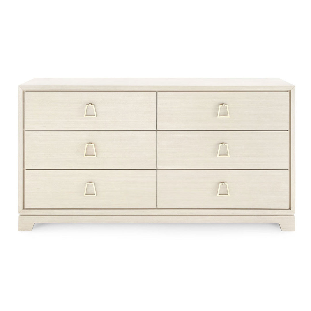 Stanford Extra Large 6-Drawer Blanched Oak
