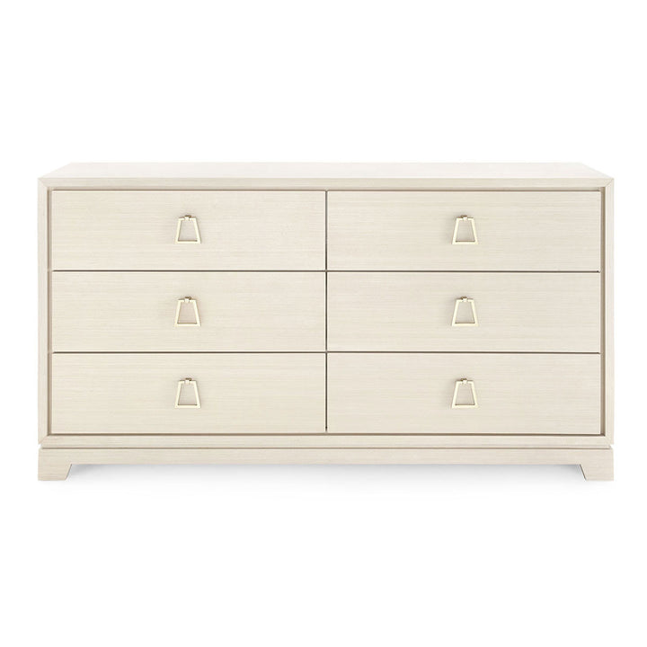 Stanford Extra Large 6-Drawer Blanched Oak