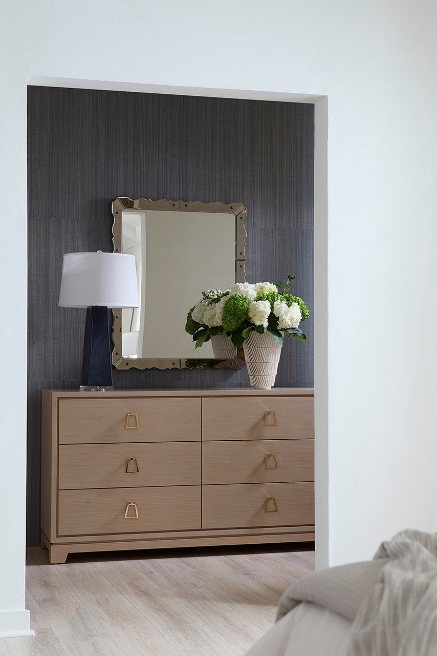 Stanford Extra Large 6-Drawer Blanched Oak