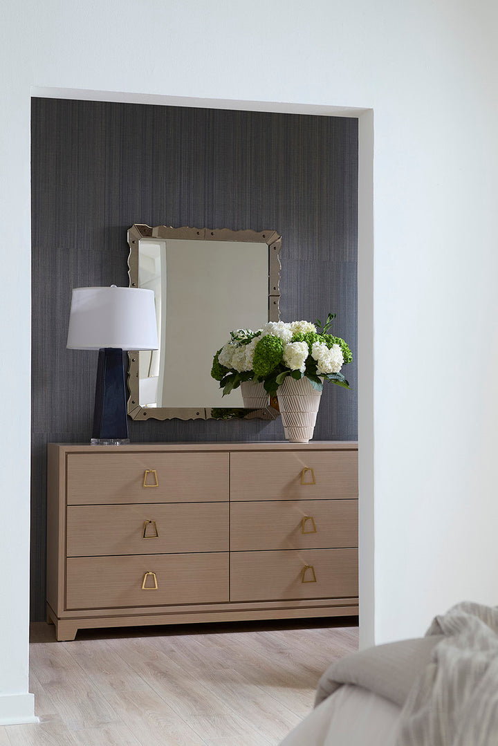 Stanford Extra Large 6-Drawer Blanched Oak