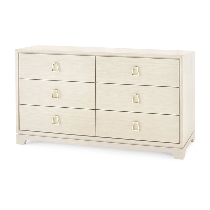 Stanford Extra Large 6-Drawer Blanched Oak