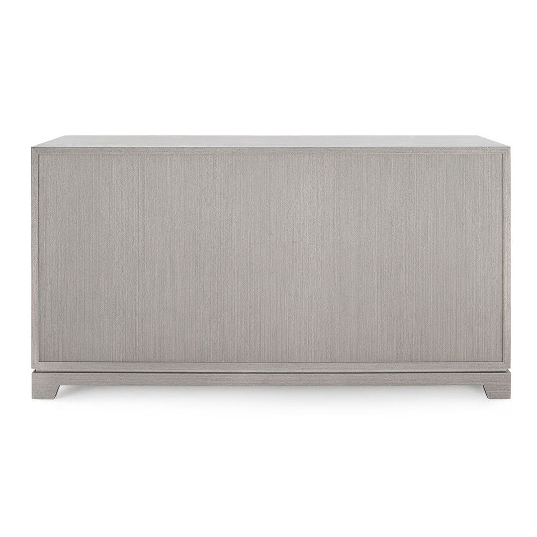 Stanford Extra Large 6-Drawer Taupe Gray