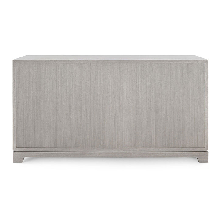 Stanford Extra Large 6-Drawer Taupe Gray