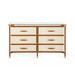 Toulon 6-Drawer Dresser Tan