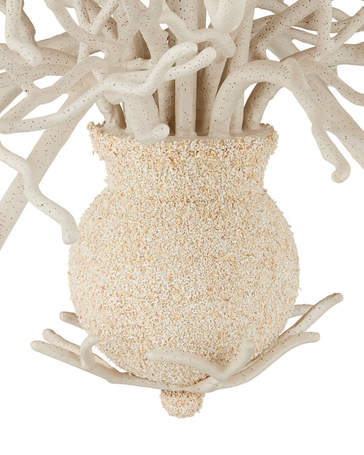 Seaward White Chandelier - Large