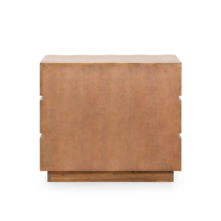 Vanessa 3-Drawer Side Table, Almond