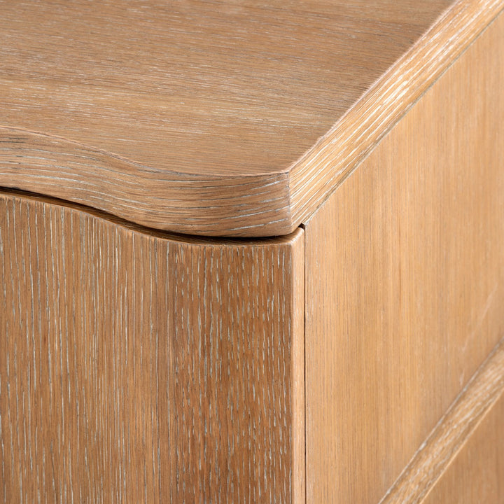 Vanessa 6-Drawer Dresser Almond