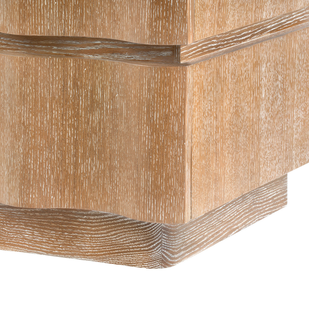 Vanessa Tall 6-Drawer Chest Almond