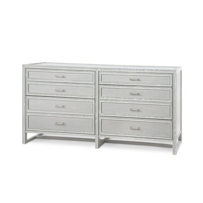 Vivian 8-Drawer Chest Soft Gray