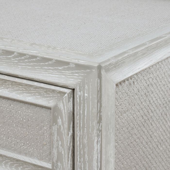 Vivian 8-Drawer Chest Soft Gray