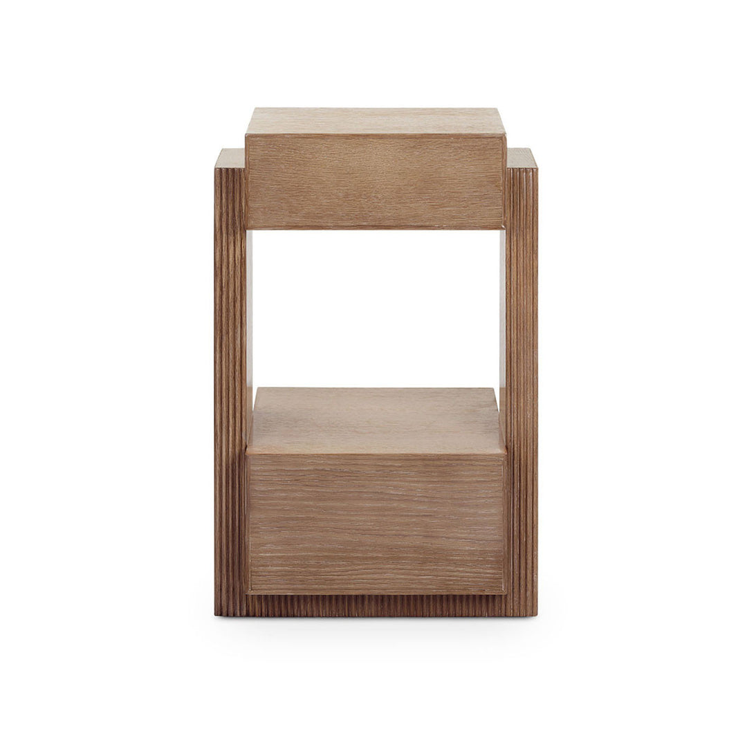Warren 2-Drawer Side Table Soft Glow Oak