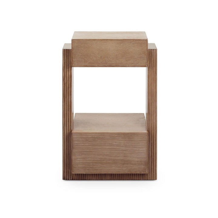 Warren 2-Drawer Side Table Soft Glow Oak