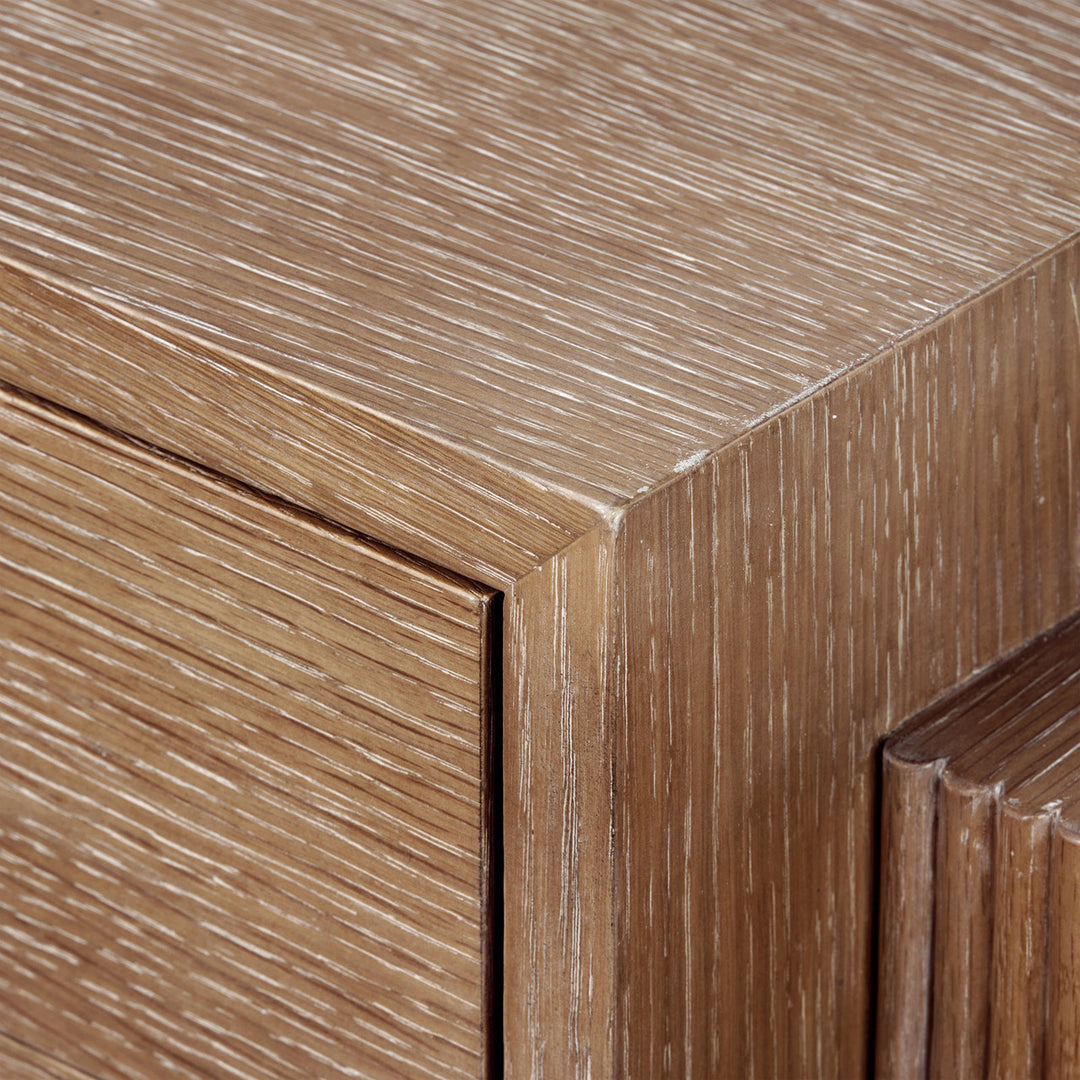 Warren 2-Drawer Side Table Soft Glow Oak