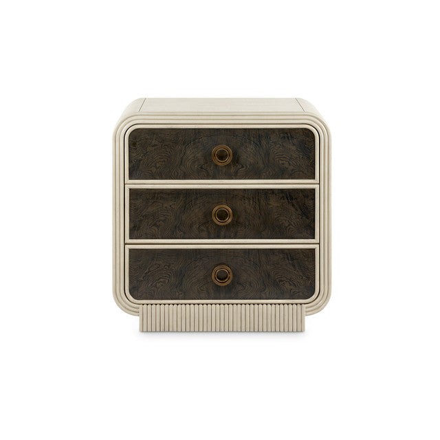 Wyatt 3-Drawer End Table Sailcloth Sheen