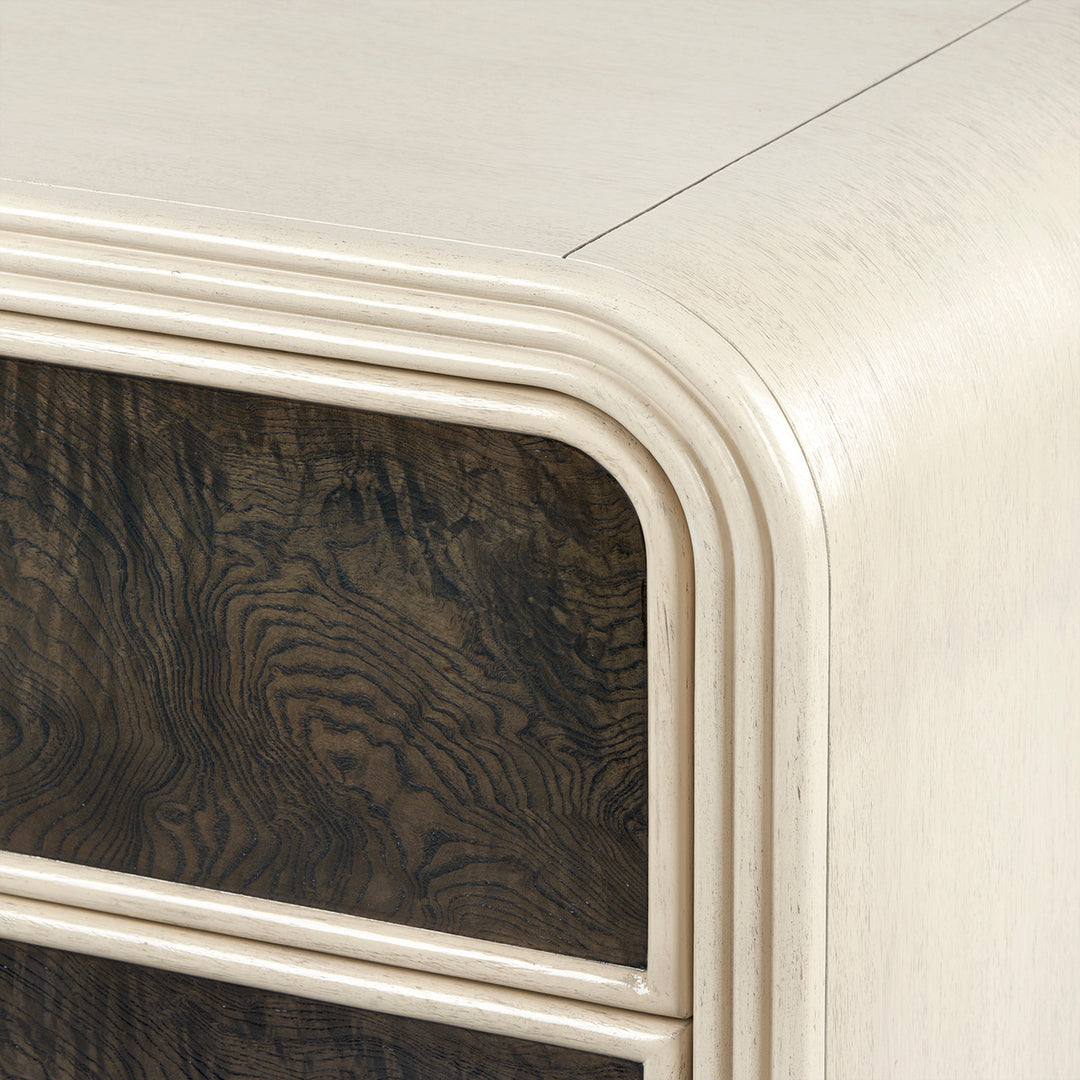 Wyatt 3-Drawer End Table Sailcloth Sheen