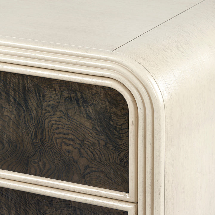 Wyatt 3-Drawer End Table Sailcloth Sheen
