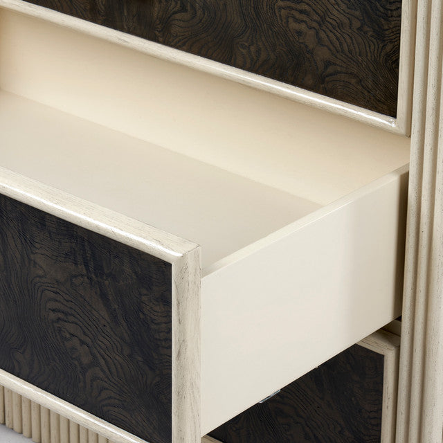Wyatt 3-Drawer End Table Sailcloth Sheen