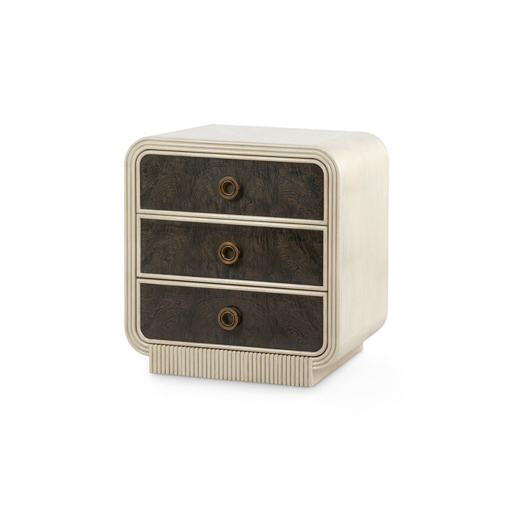 Wyatt 3-Drawer End Table Sailcloth Sheen