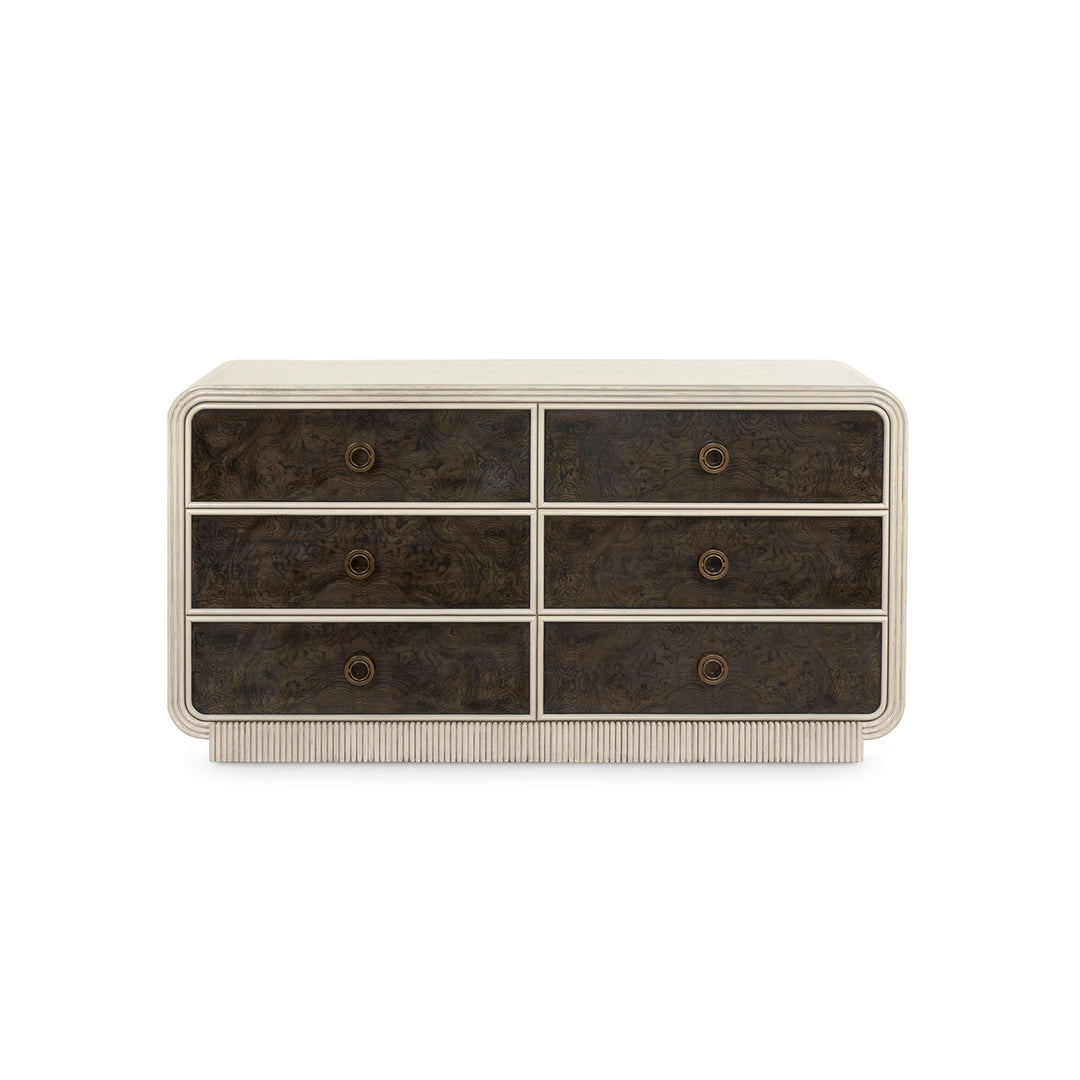 Wyatt 6-Drawer, Sailcloth Sheen