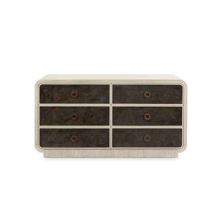 Wyatt 6-Drawer, Sailcloth Sheen