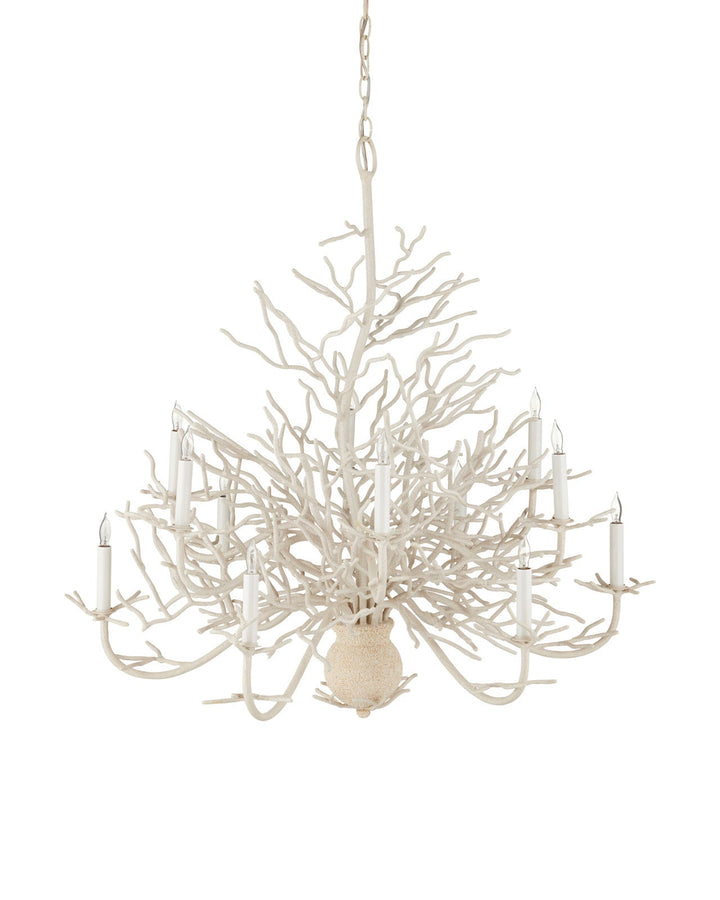 Seaward White Chandelier - Large