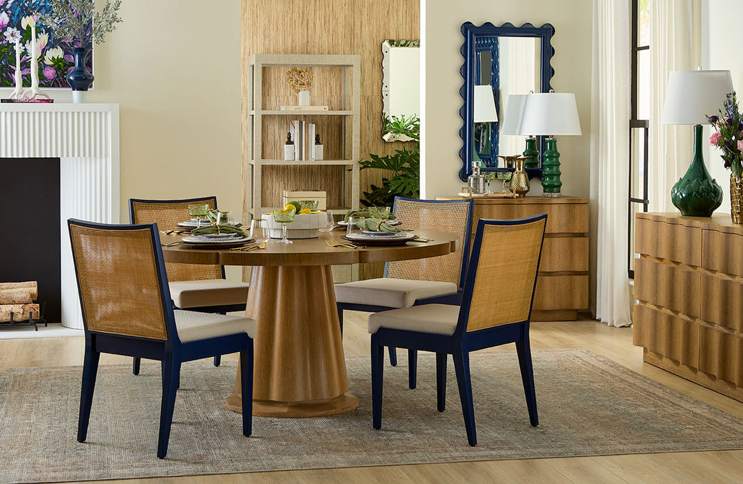 York Dining Table Almond