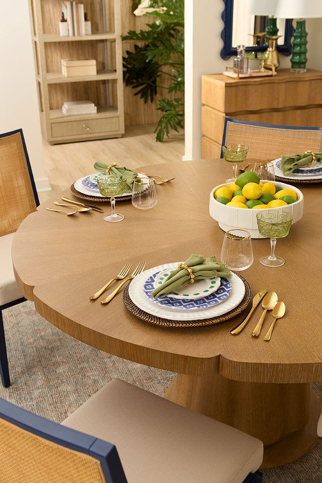 York Dining Table Almond