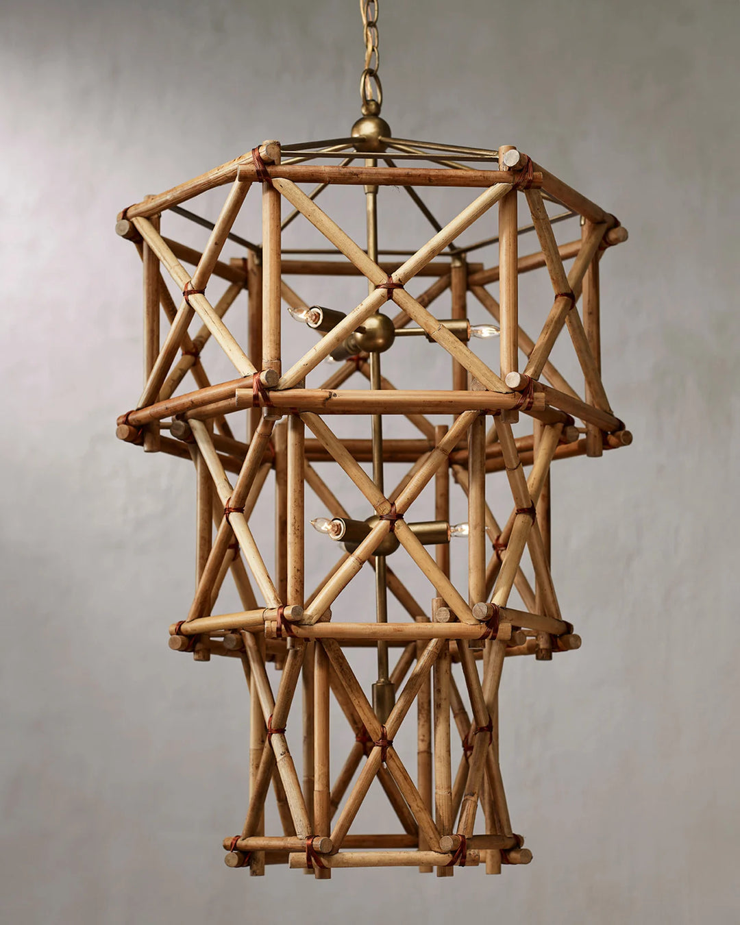 Kingali Medium Rattan Chandelier